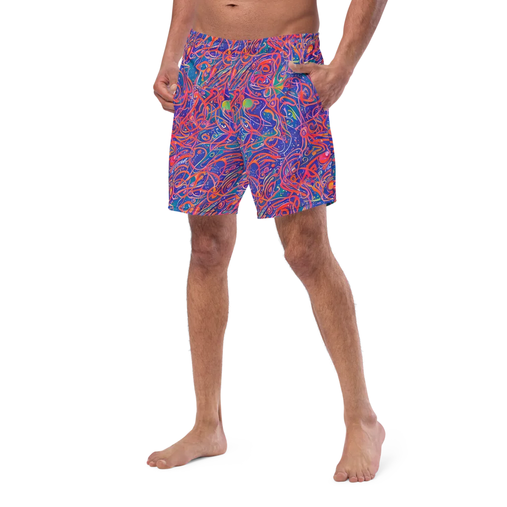Chromatic Rapture on Swim Trunks — Left Front