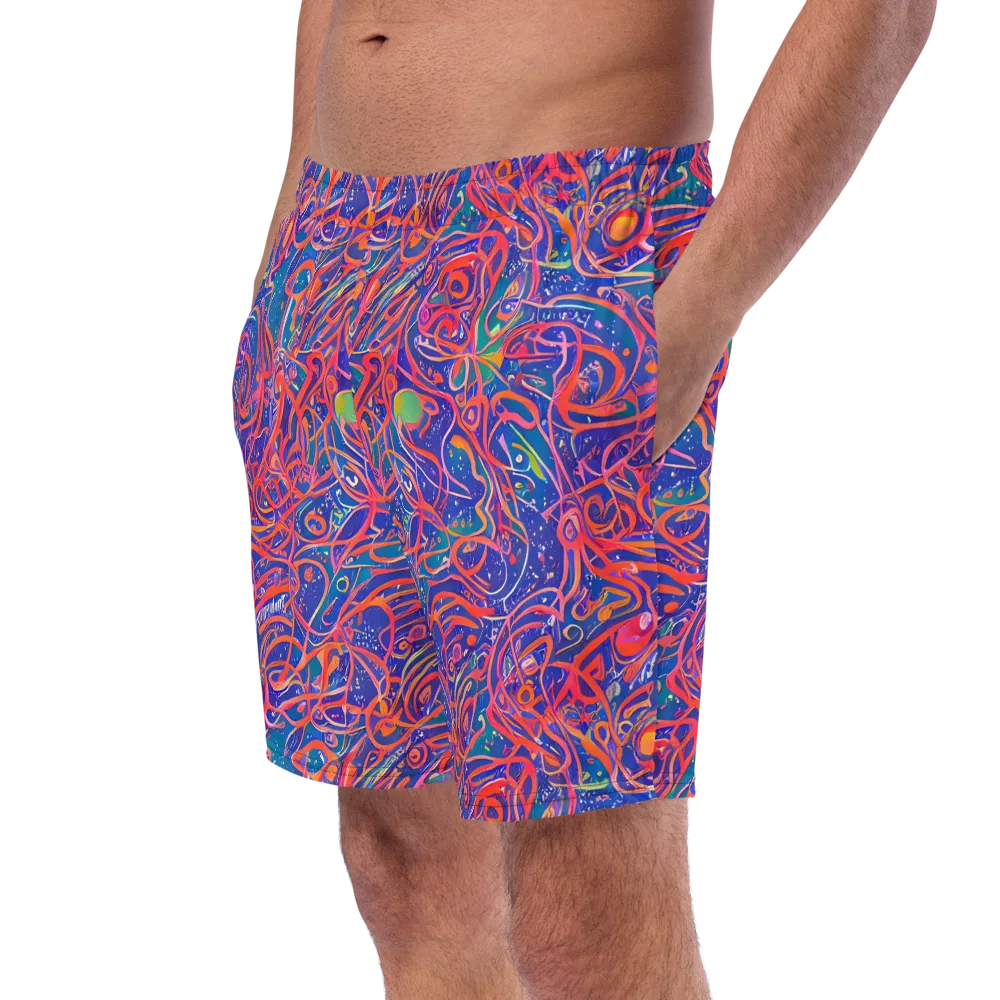 Chromatic Rapture on Swim Trunks — Left Front