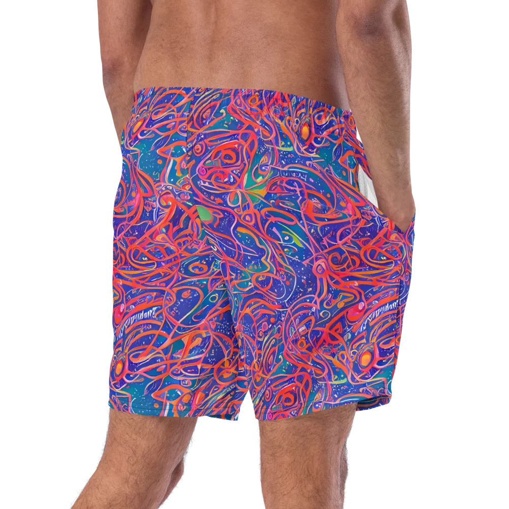 Chromatic Rapture on Swim Trunks — Right Back