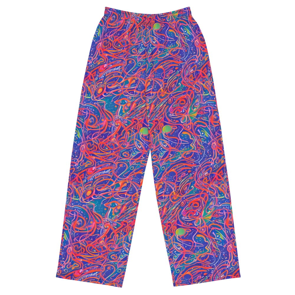 Chromatic Rapture on Wide-Leg Pants — Front