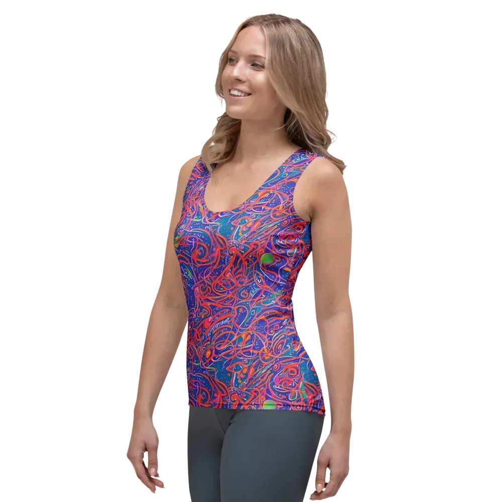 Chromatic Rapture on Women's Tank Top — Left Front