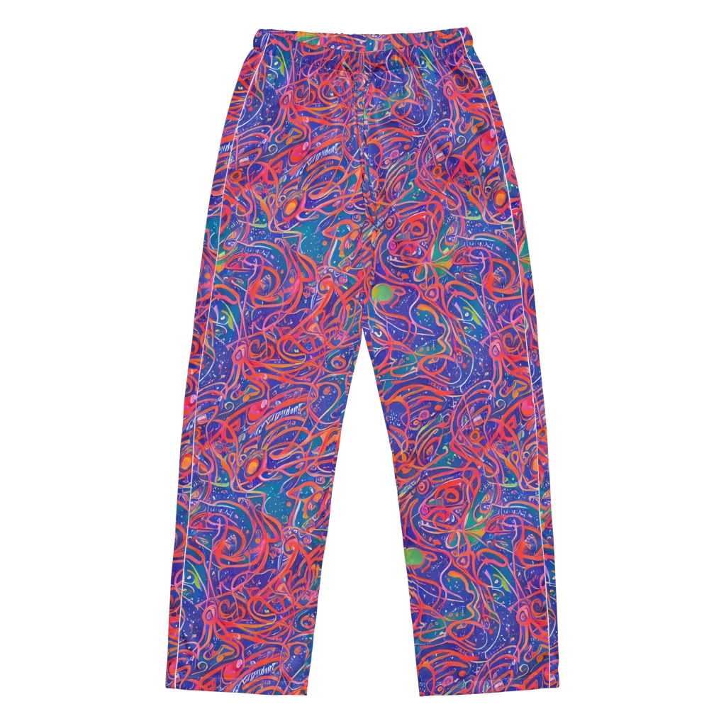 Chromatic Rapture on Women's Pajama Pants — Front
