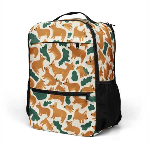 Foxglove Frolic on a Utility Backpack
