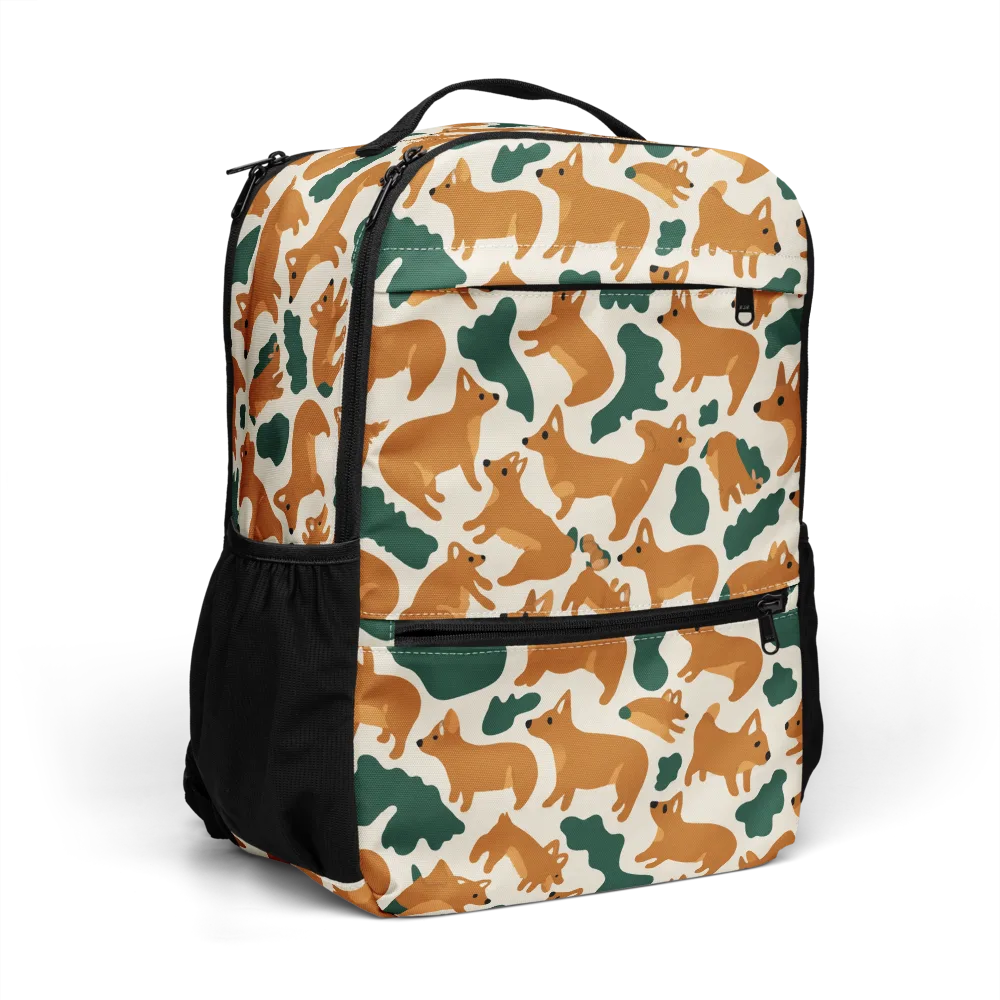 Foxglove Frolic on Utility Backpack — Right Front