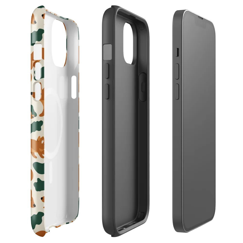 Foxglove Frolic on MagSafe Tough Case for iPhone® — Front