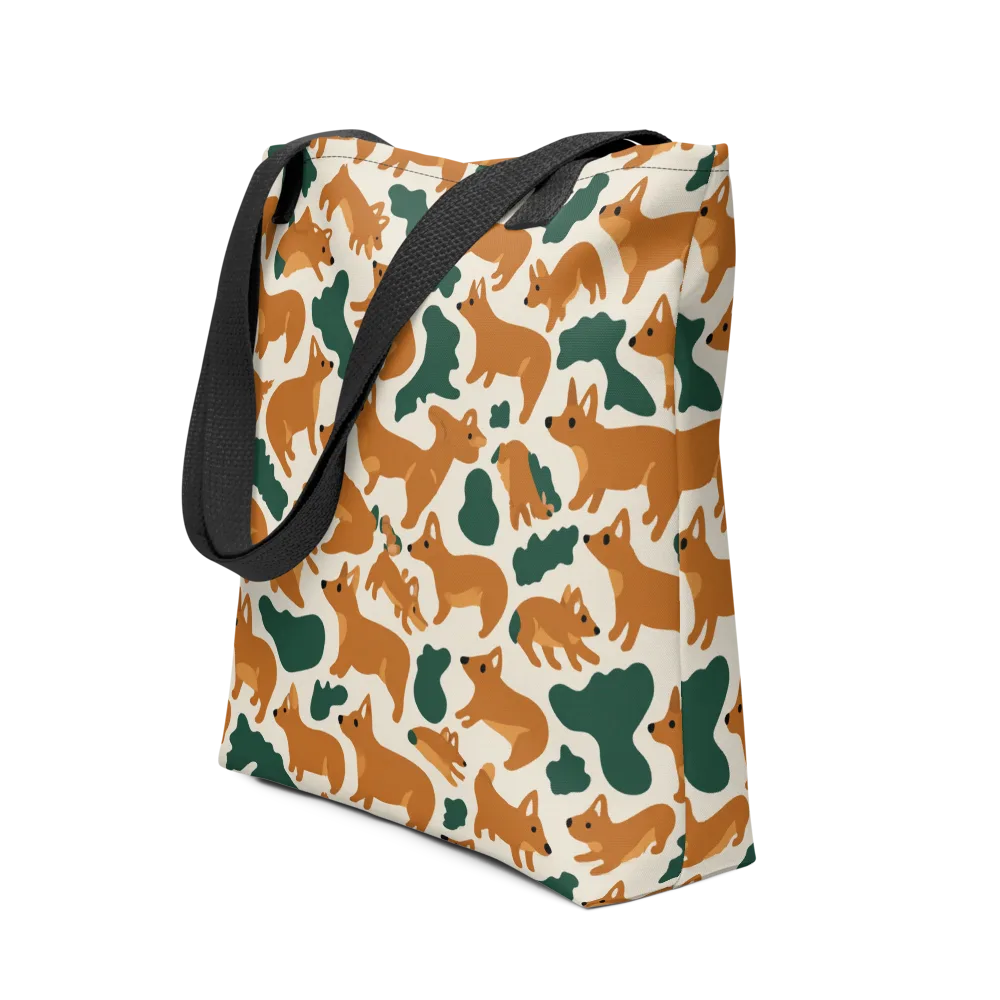 Foxglove Frolic on Tote Bag — Front