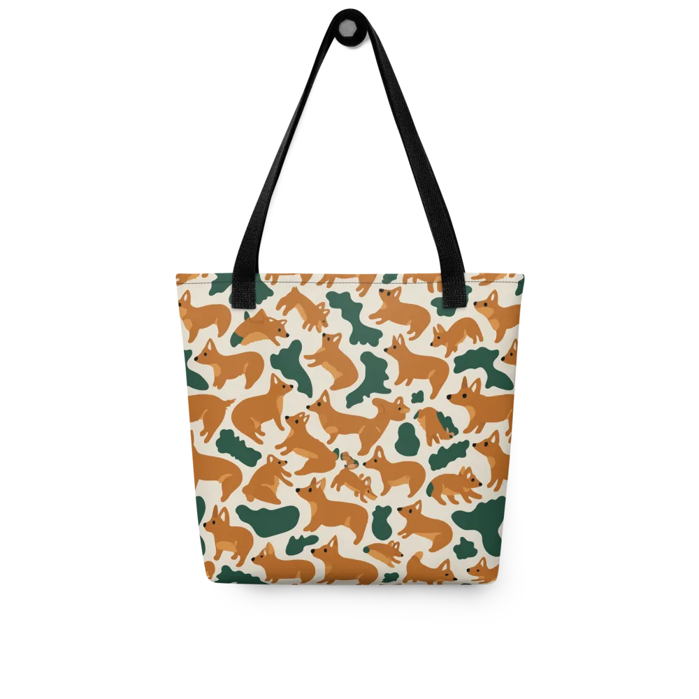 Foxglove Frolic on Tote Bag — Front