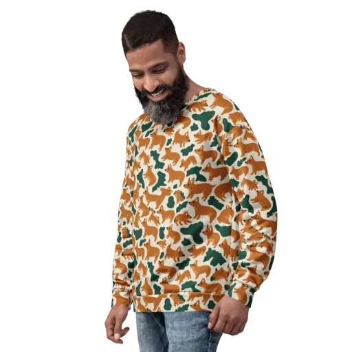 Foxglove Frolic on a Sweatshirt