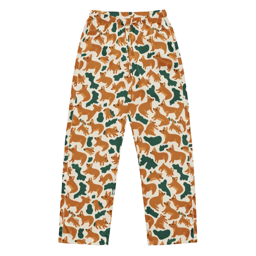 Foxglove Frolic on Women's Pajama Pants — Front