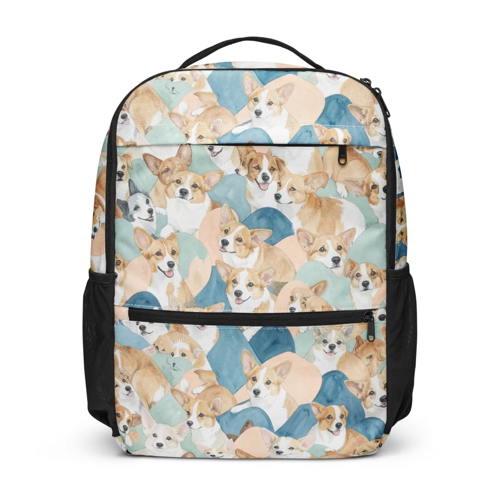 Corgi Cove on Utility Backpack — Front