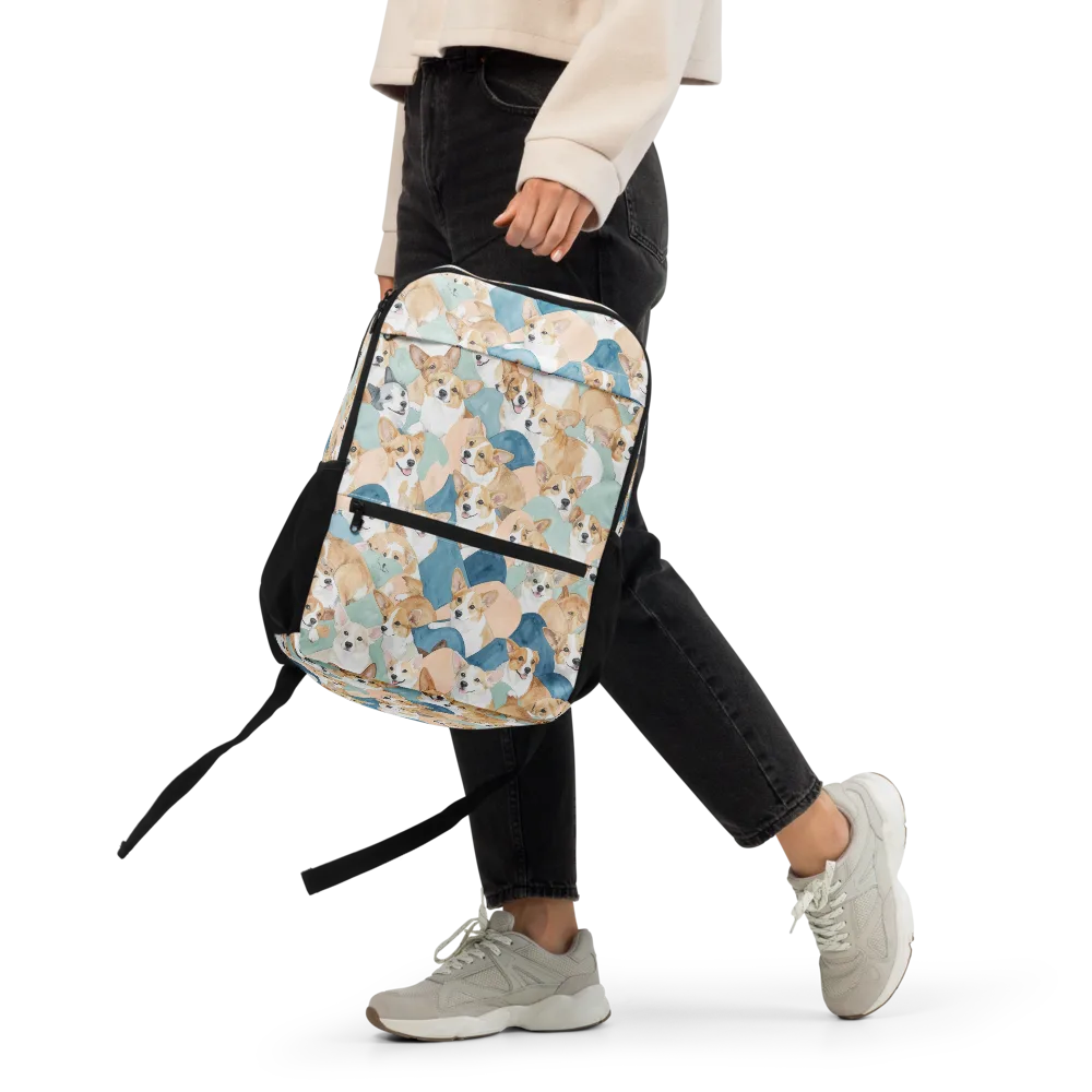 Corgi Cove on Utility Backpack — Front