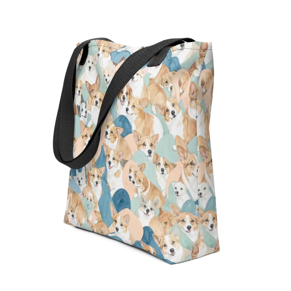 Corgi Cove on Tote Bag — Front