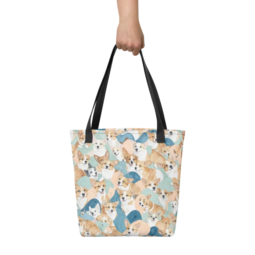 Corgi Cove on Tote Bag — Front