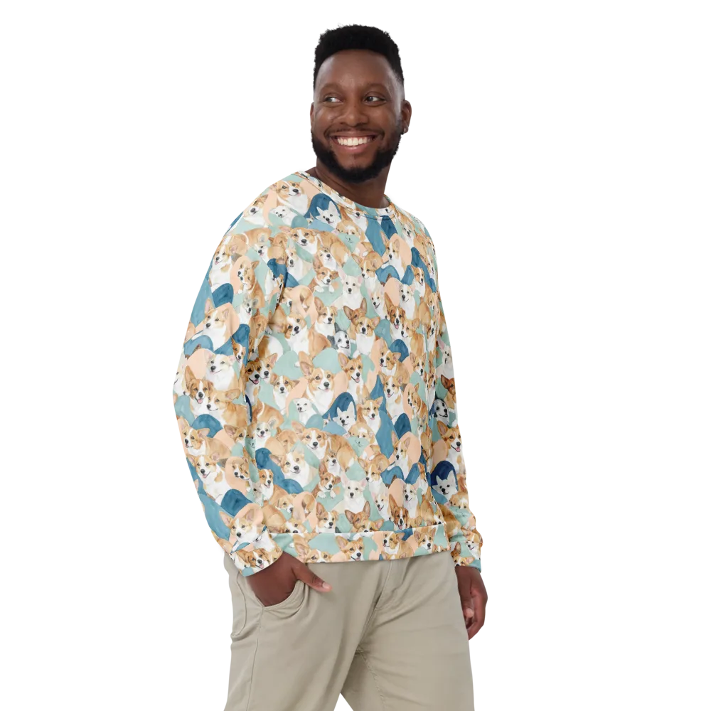 Corgi Cove on Sweatshirt — Front
