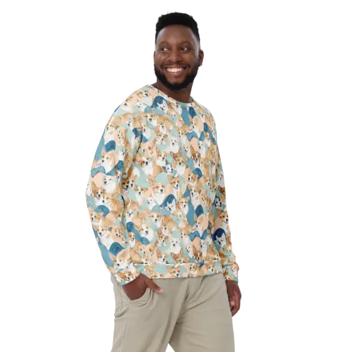 Corgi Cove on a Sweatshirt