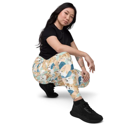 Corgi Cove on a Leggings with Pockets