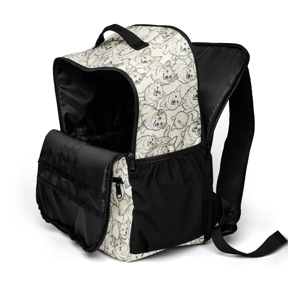Corgi Chorus on Utility Backpack — Product details 2