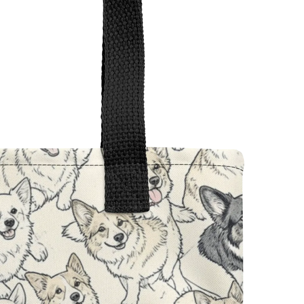 Corgi Chorus on Tote Bag — Product details