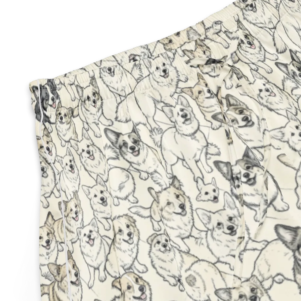 Corgi Chorus on Women's Pajama Shorts — Product details