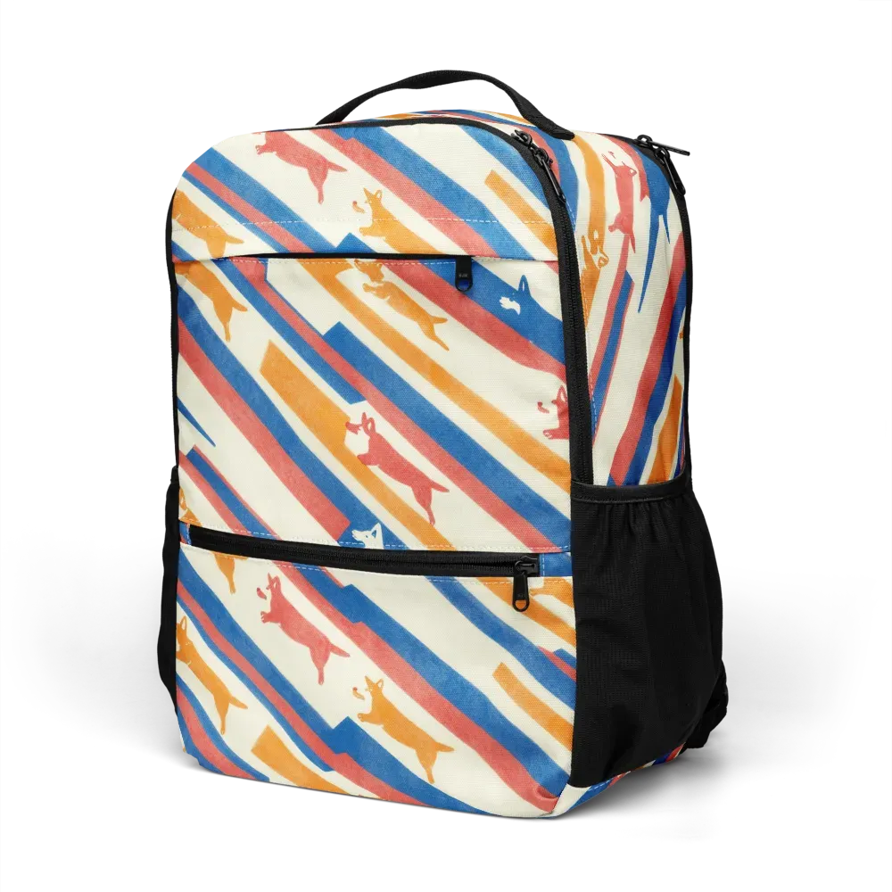 Canine Cadence on Utility Backpack — Left Front
