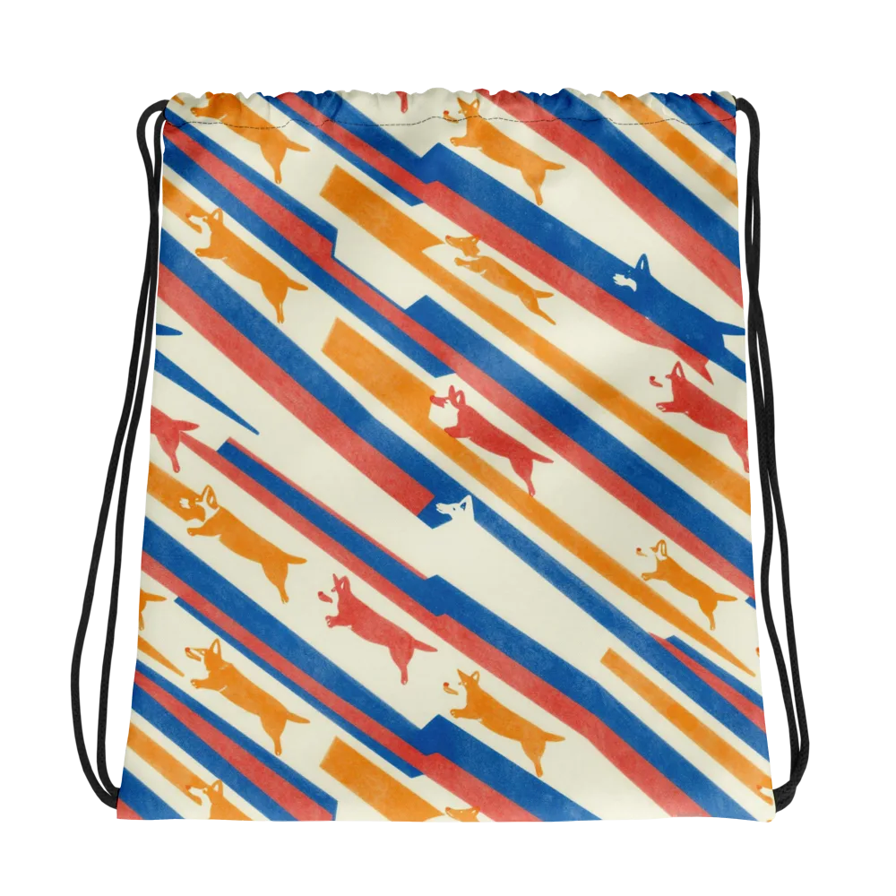 Canine Cadence on Drawstring Bag — Photo