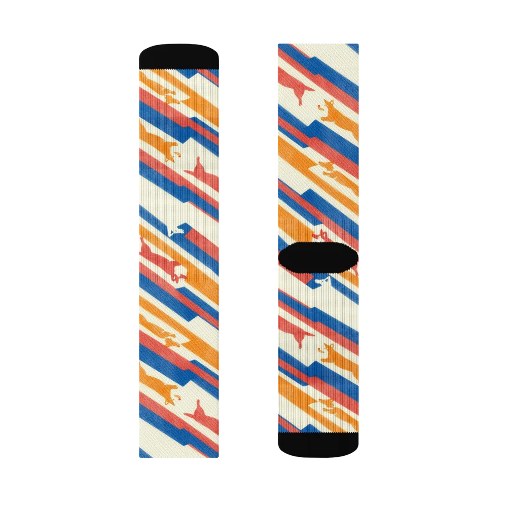 Canine Cadence on Socks — Left Sock