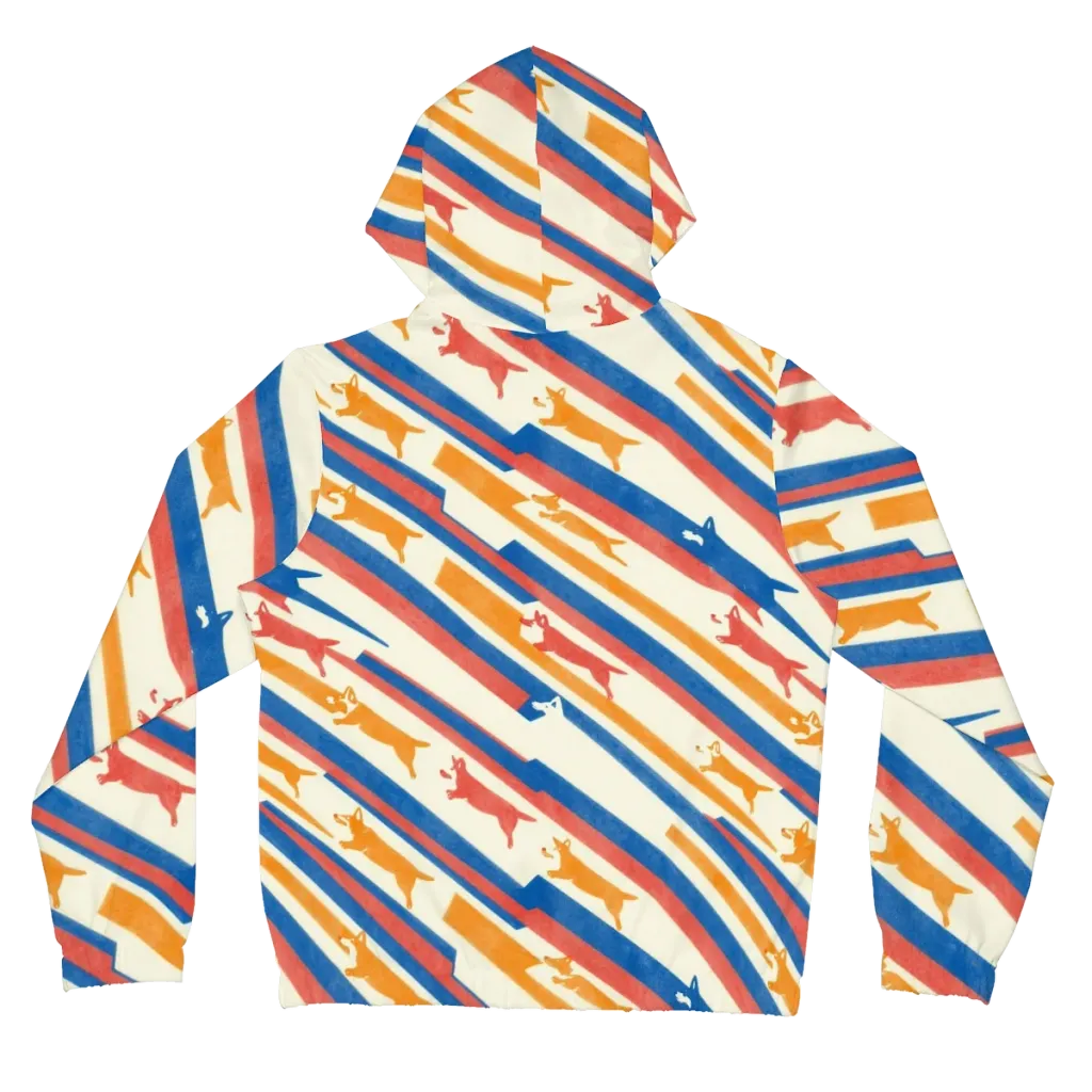 Canine Cadence on Women's Full-Zip Hoodie — Back