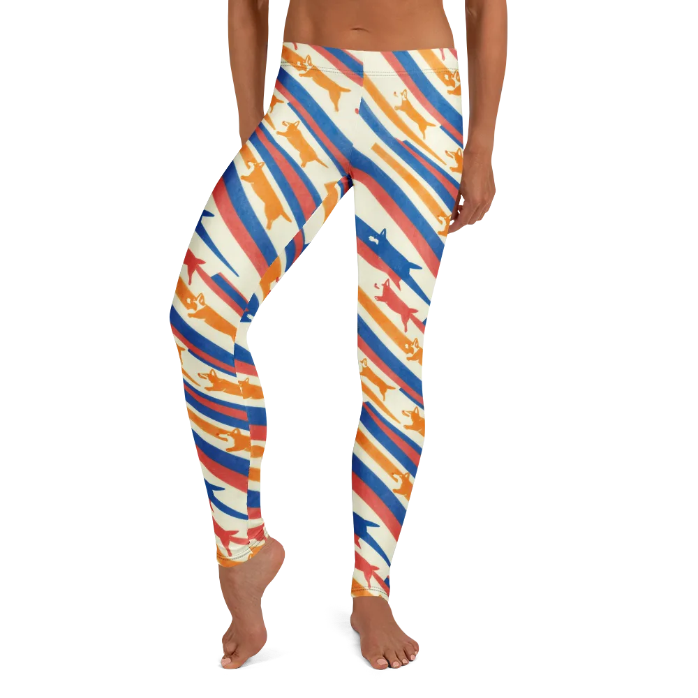 Canine Cadence on Leggings — Front