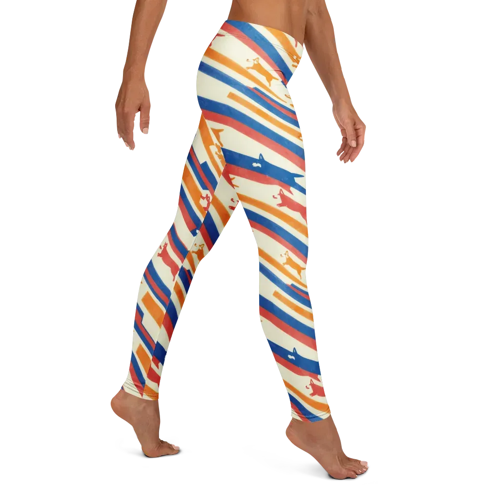 Canine Cadence on Leggings — Right