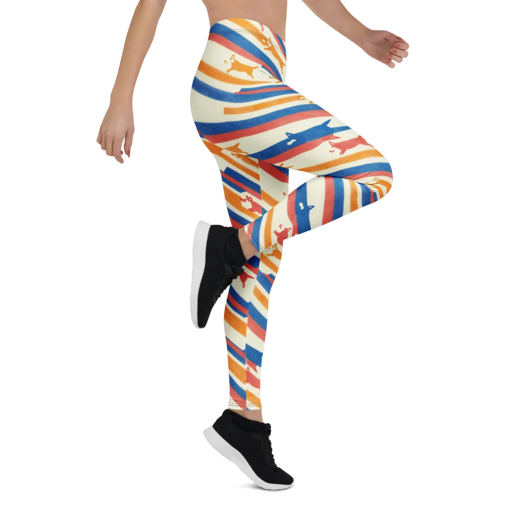 Canine Cadence on Leggings — Right