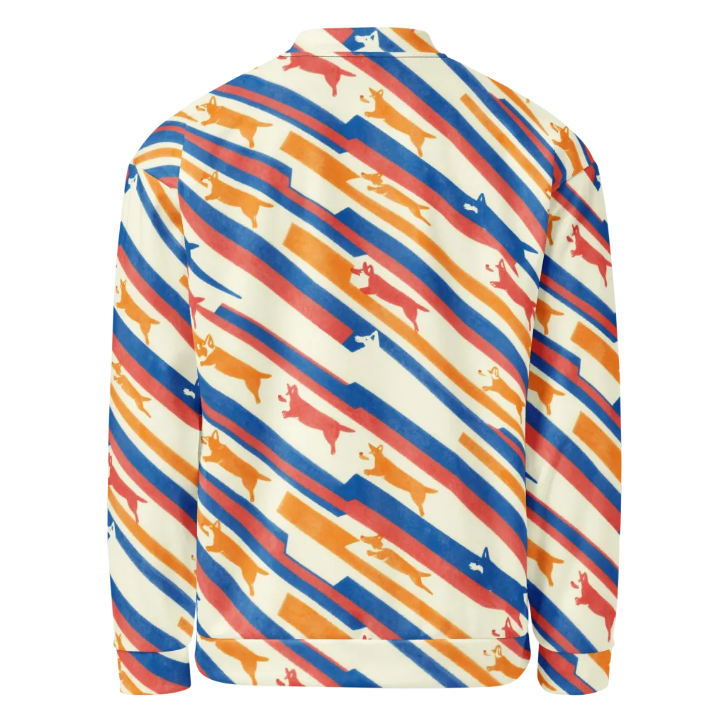 Canine Cadence on Bomber Jacket — Back