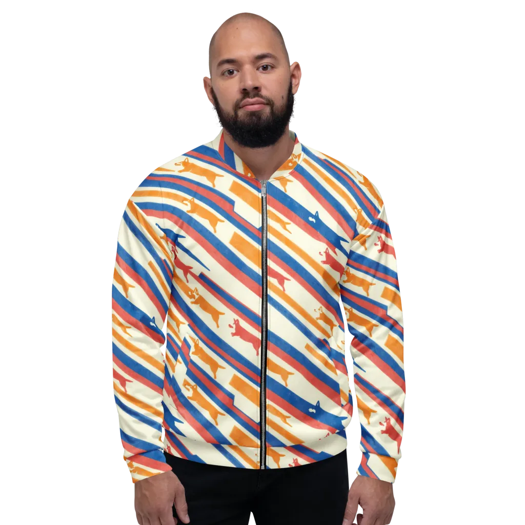 Canine Cadence on Bomber Jacket — Front
