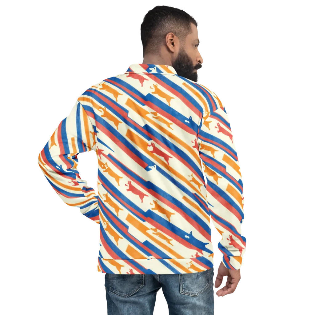 Canine Cadence on Bomber Jacket — Back