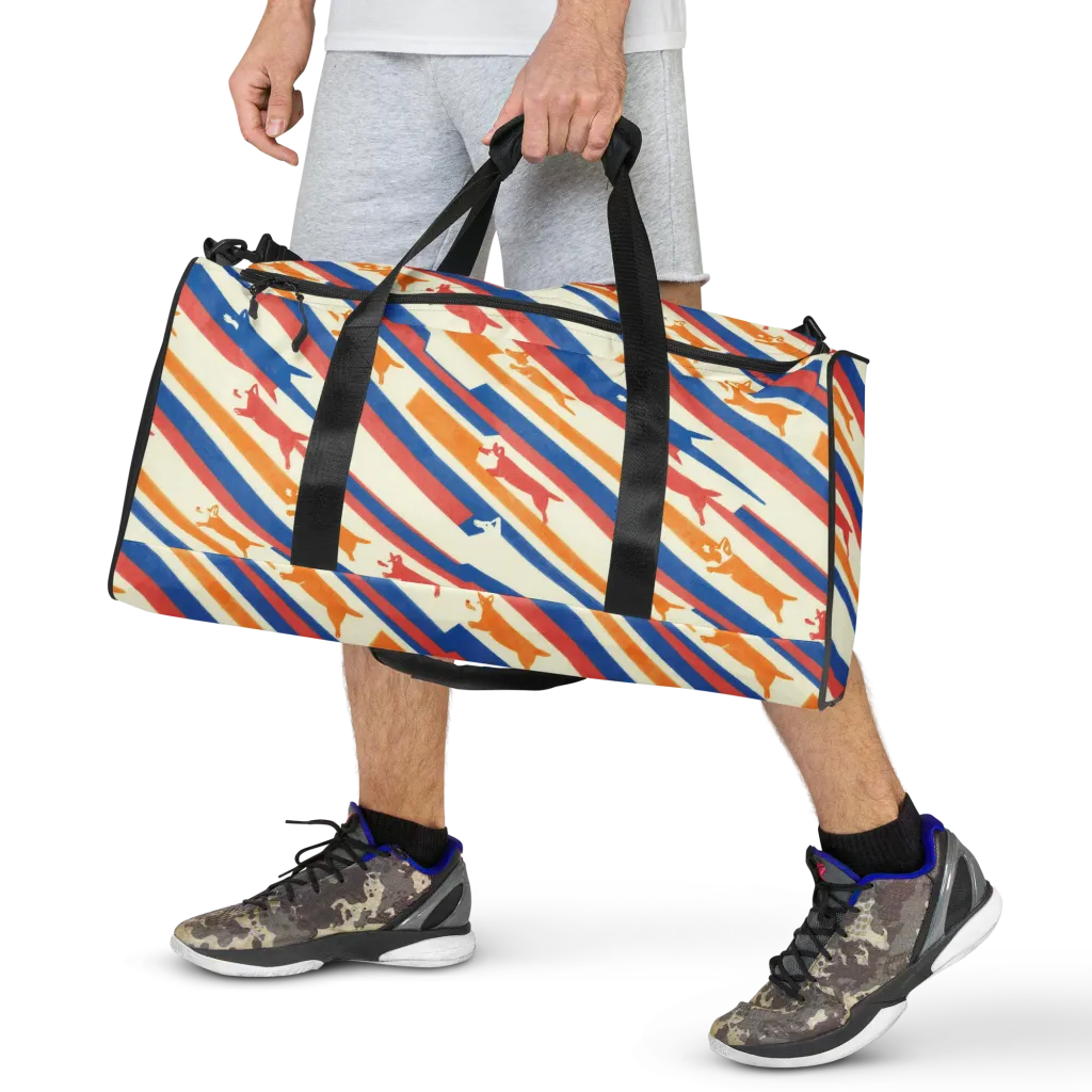 Canine Cadence on Duffle Bag — Front