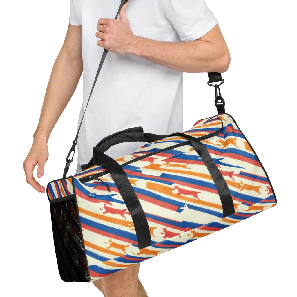 Canine Cadence on Duffle Bag — Right Front
