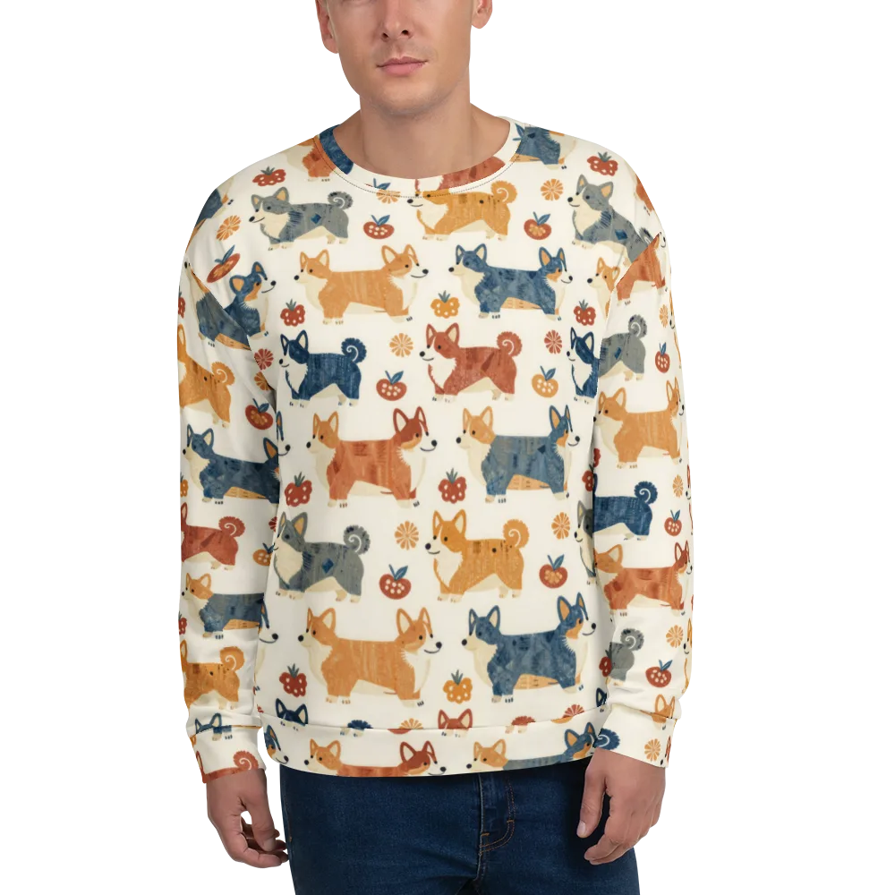 Foxfire Corgis on Sweatshirt — Front