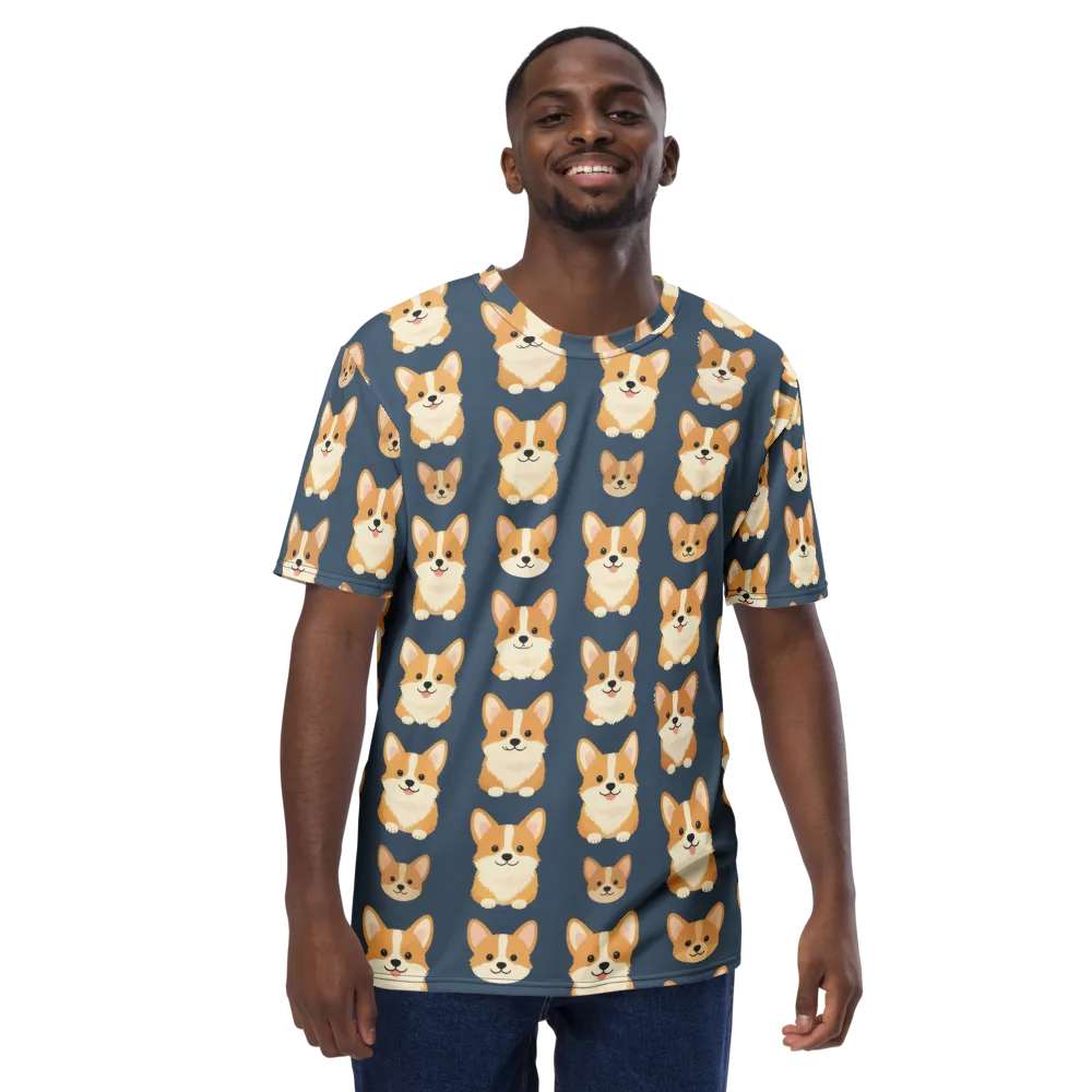 The Corgi Collective on Men's Crew Neck T-Shirt — Front