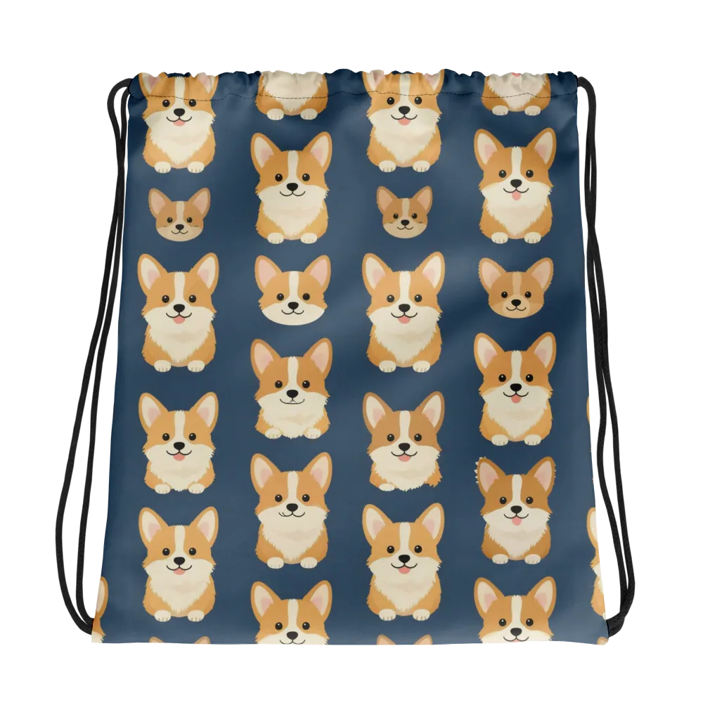 The Corgi Collective on Drawstring Bag — Photo