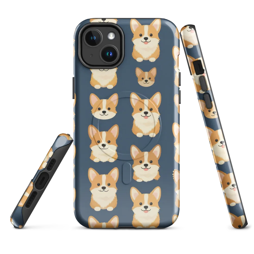 The Corgi Collective on MagSafe Tough Case for iPhone® — Front