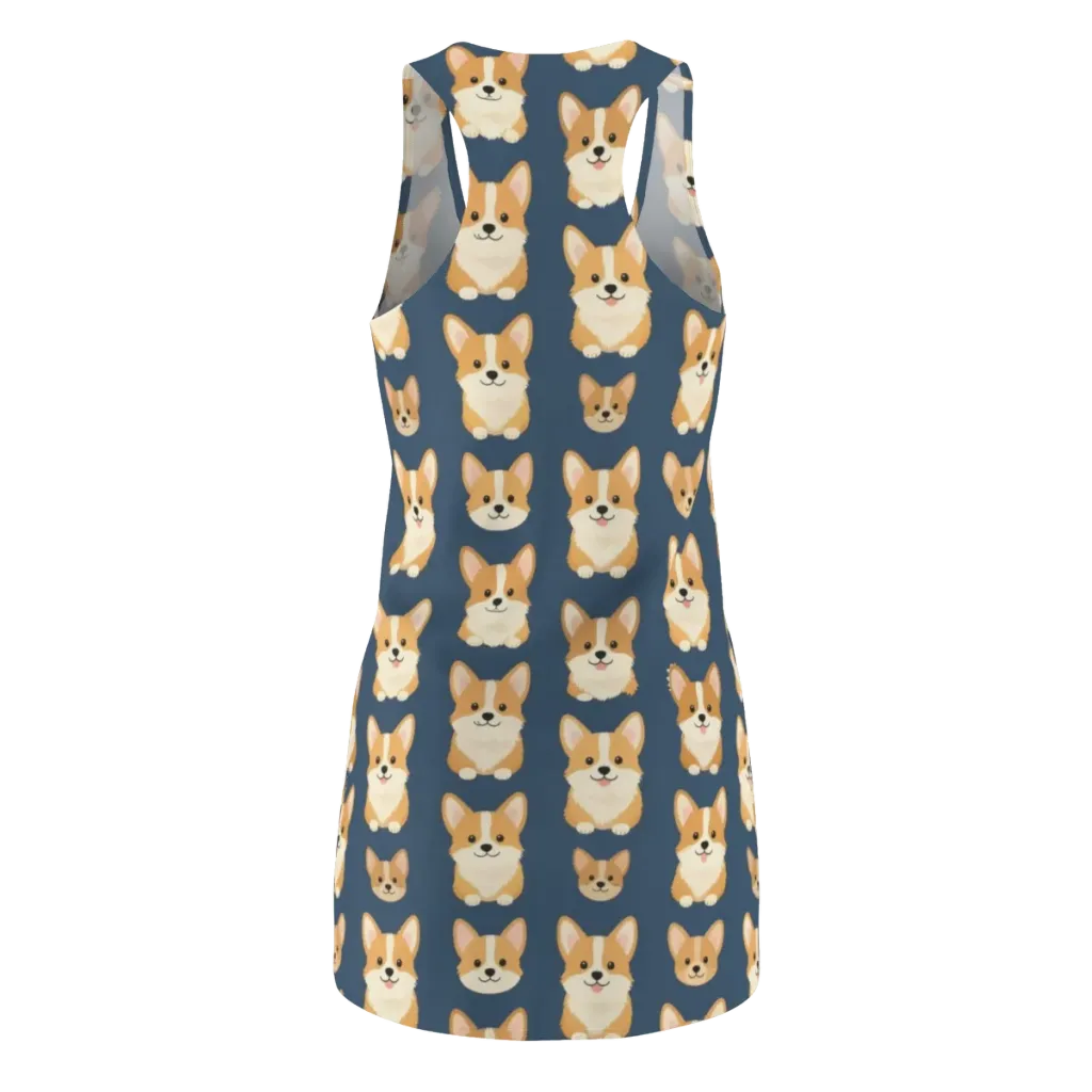 The Corgi Collective on Racerback Dress — Back