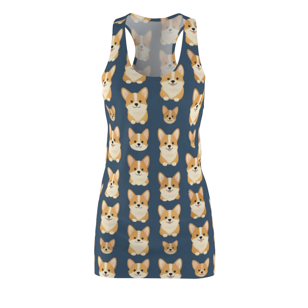 The Corgi Collective on Racerback Dress — Front