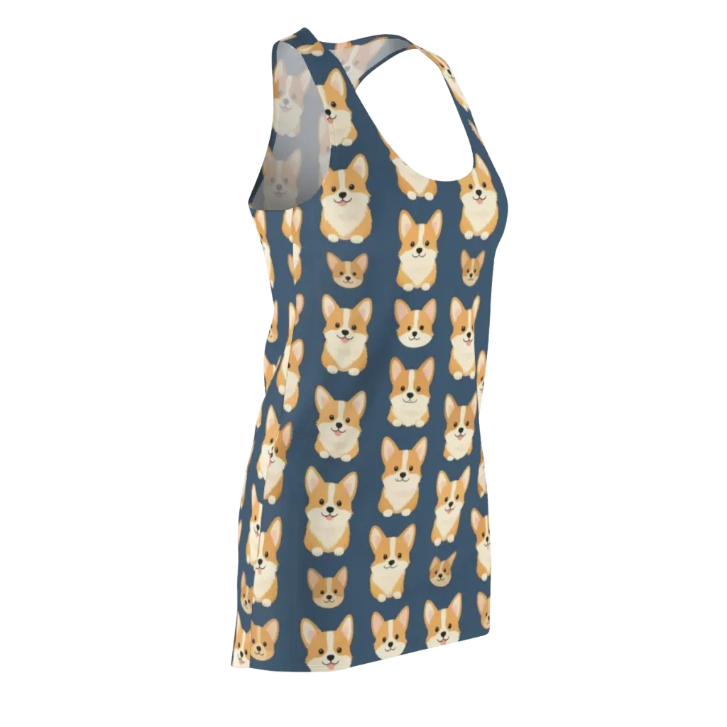 The Corgi Collective on Racerback Dress — Front Side