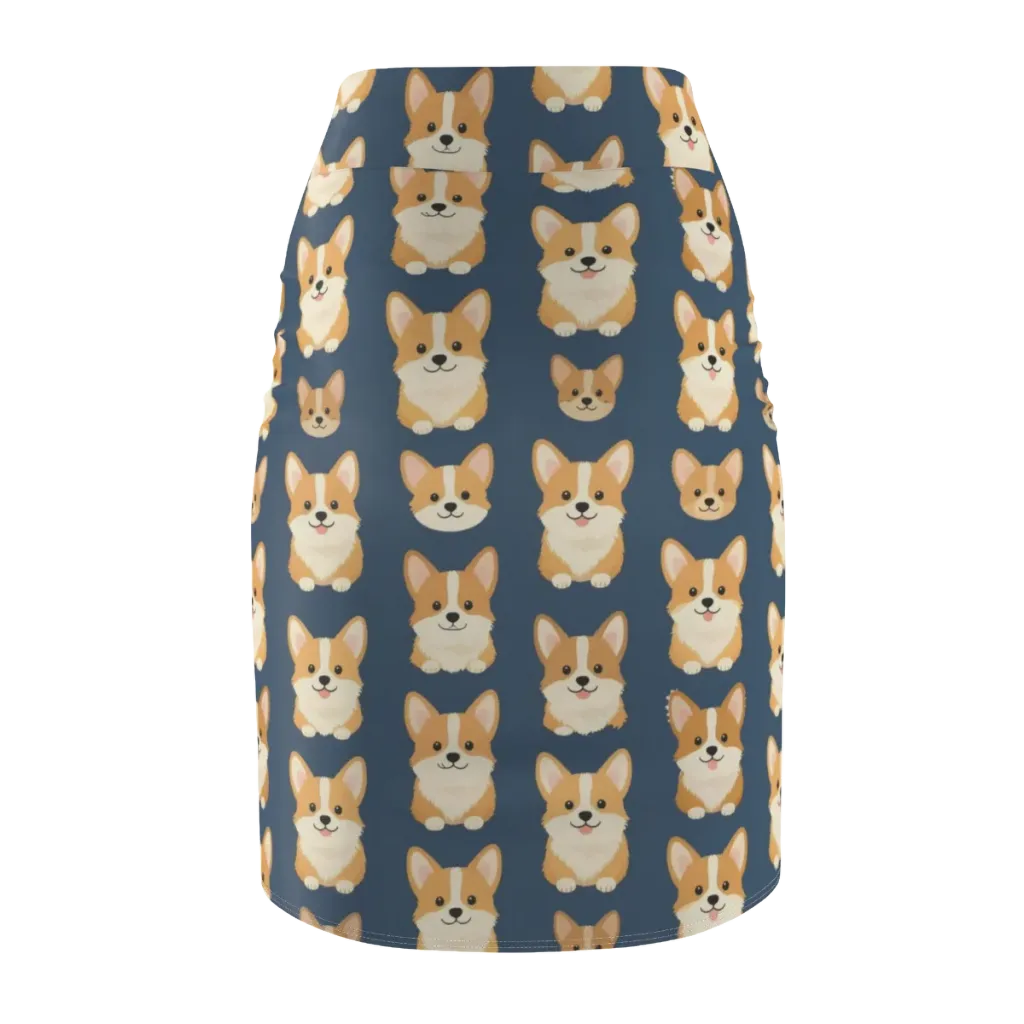 The Corgi Collective on Pencil Skirt — Back
