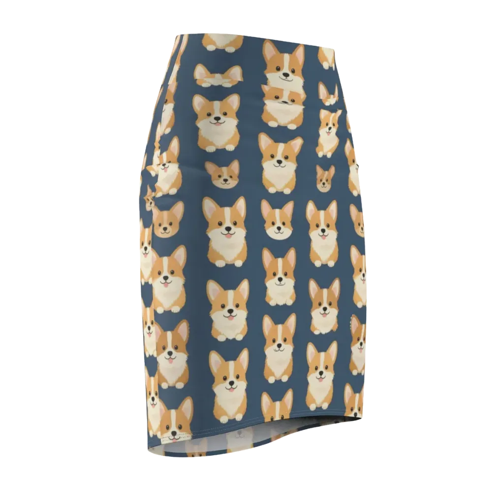 The Corgi Collective on Pencil Skirt — Front Side