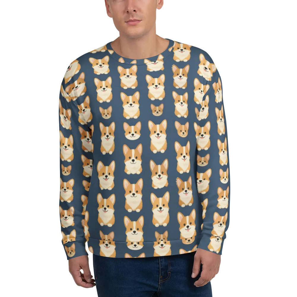 The Corgi Collective on Sweatshirt — Front