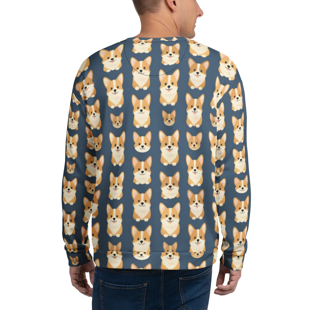 The Corgi Collective on Sweatshirt — Back