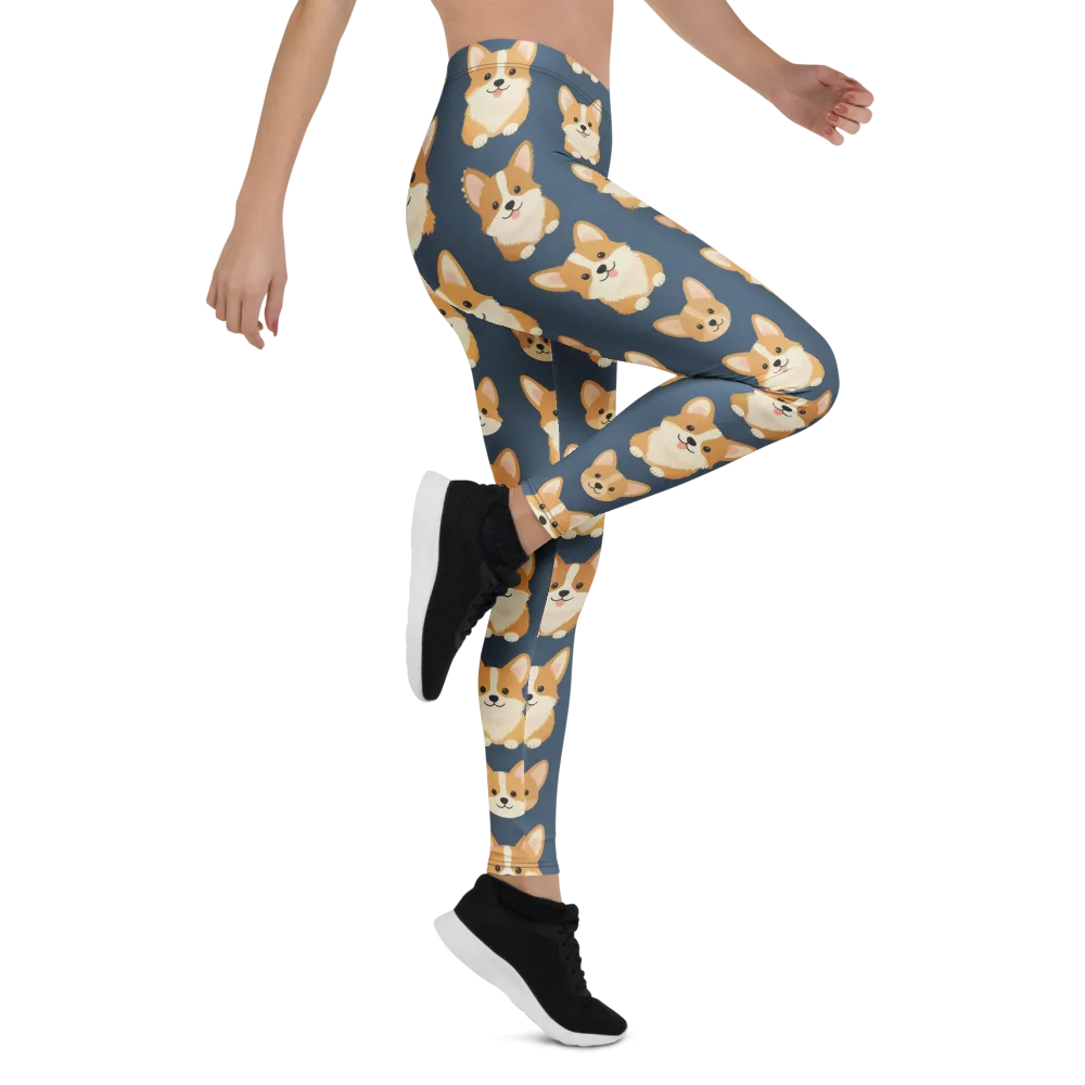 The Corgi Collective on Leggings — Right