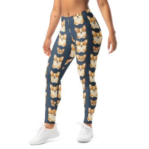 The Corgi Collective on a Leggings