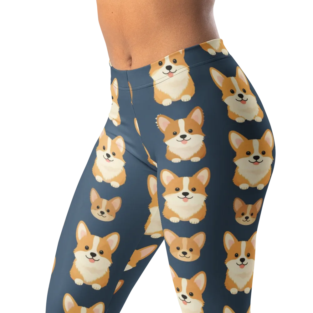 The Corgi Collective on Leggings — Left Front