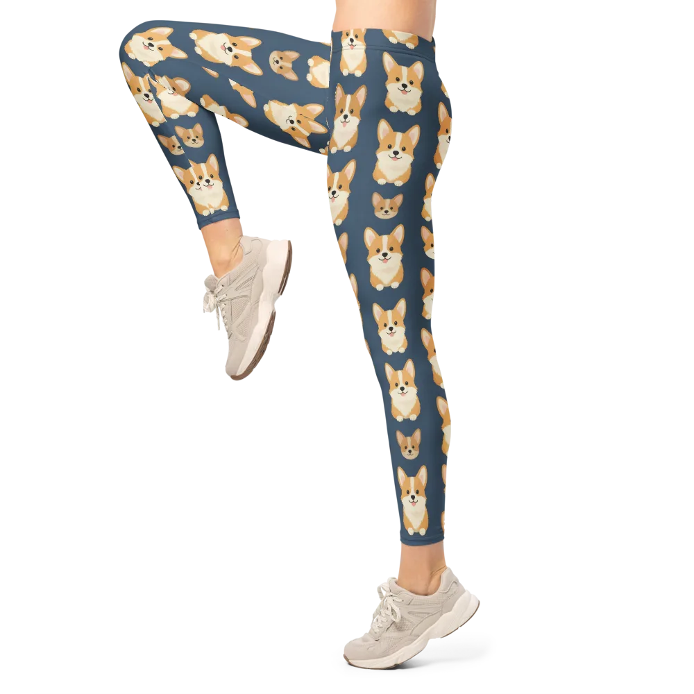 The Corgi Collective on Leggings — Left